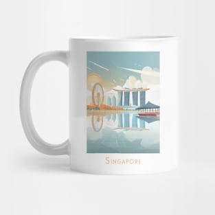 Serene Singapore Skyline in Asia Mug